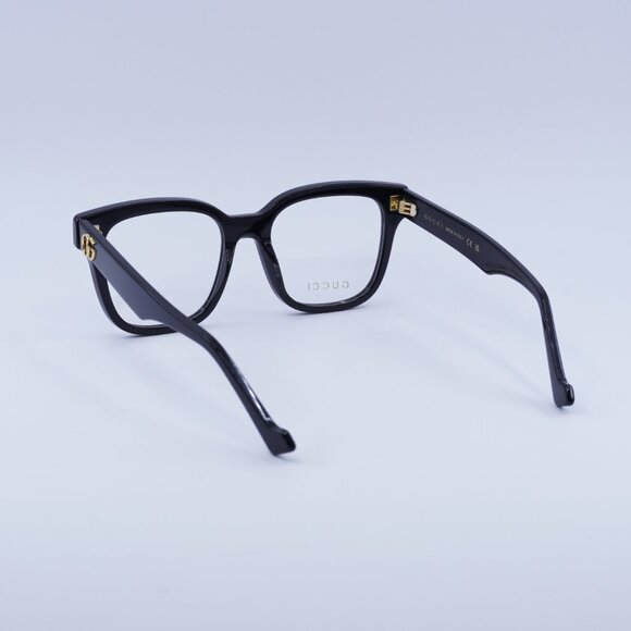 Gucci GG0958O 004 Eyeglasses Black 52mm Square Frame - Picture 10 of 11